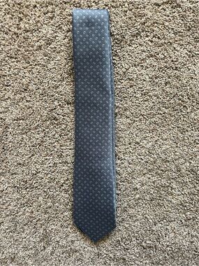 Men's Classic Blue Patterned Tie